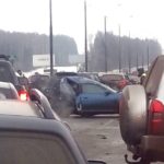Крупное ДТП под Чеховом: столкнулись 12 машин и четыре человека пострадали