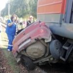 Страшная авария на МЖД под Кузяево: электропоезд уничтожил легковушку